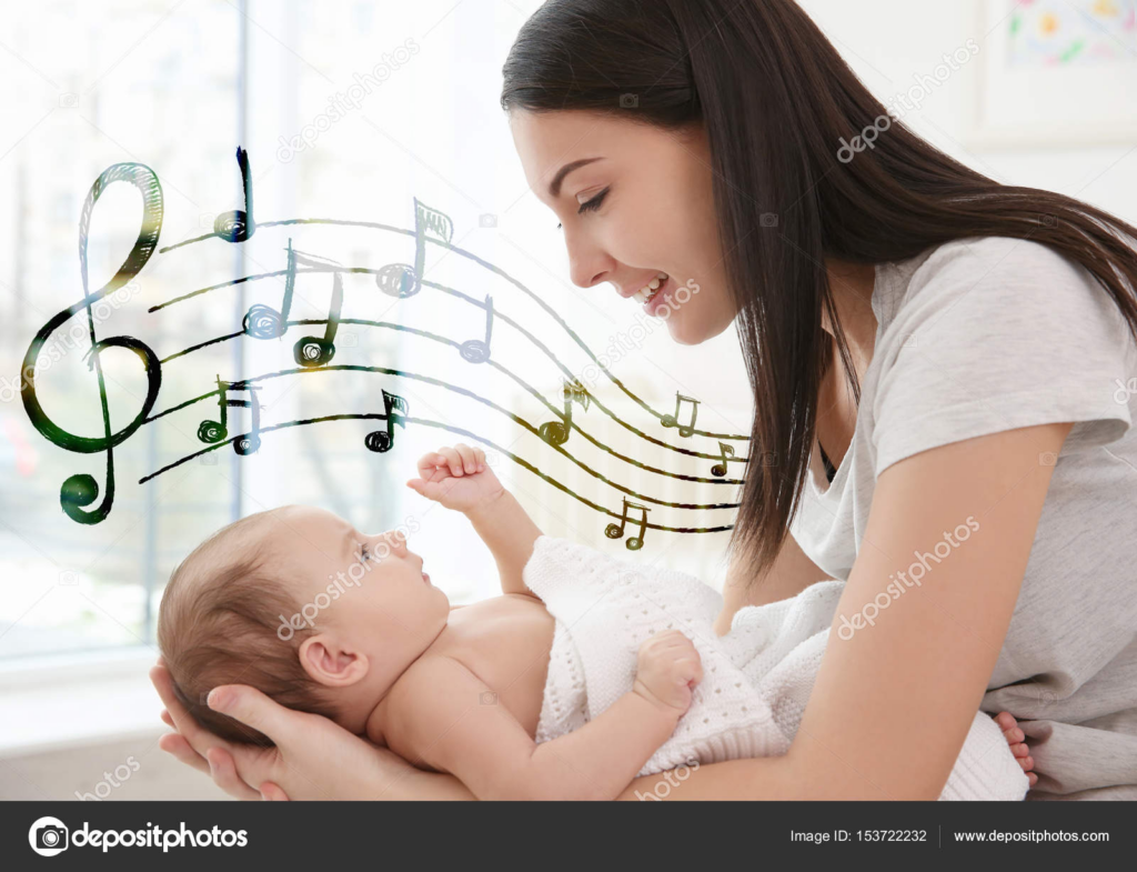 Donna; Musica; neonato; Risorsa immagine Depositphotos;
