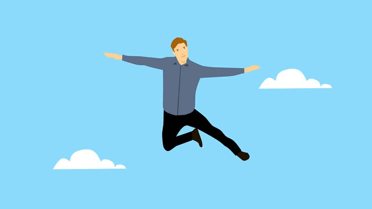 normalità; uomo; salto;